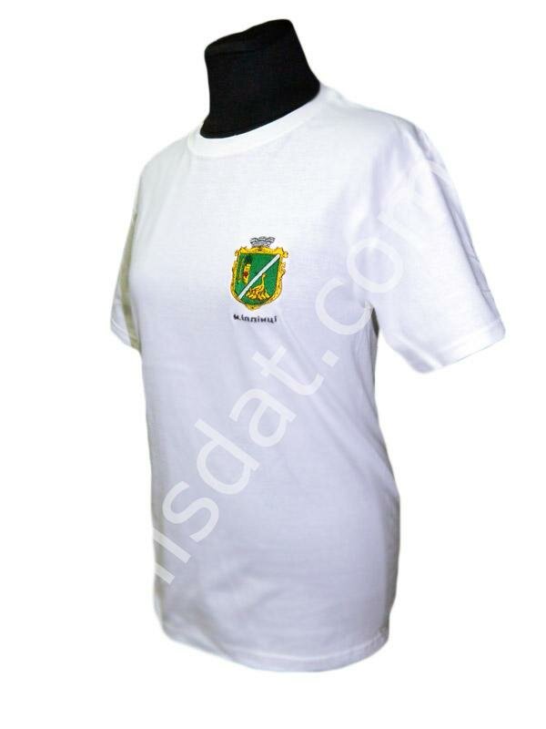 Вишивка логотипу на футболках